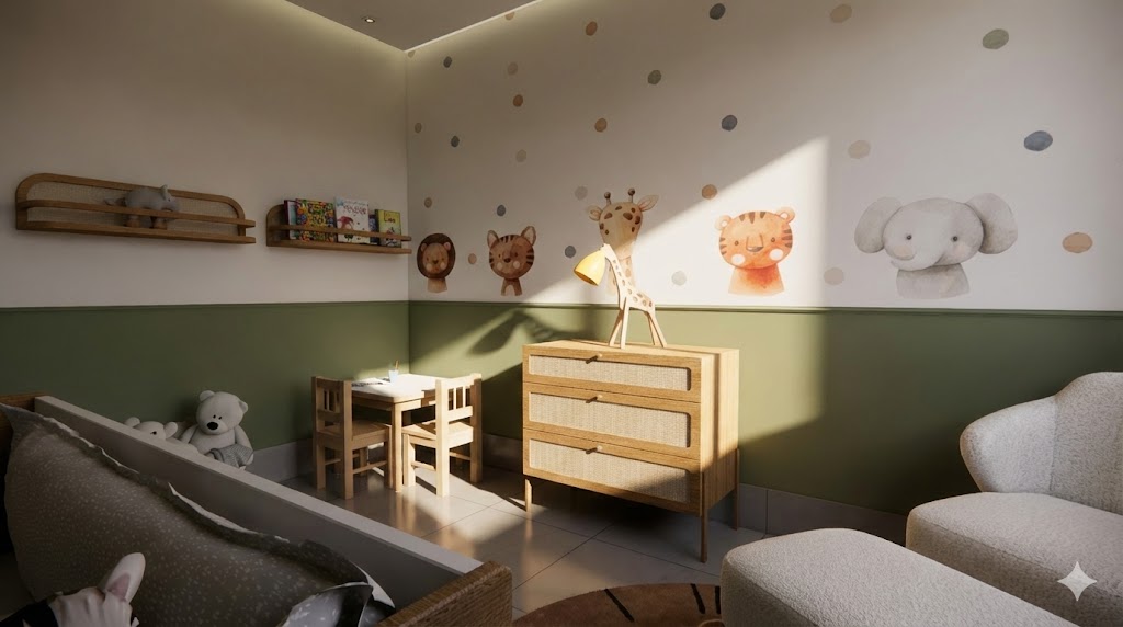 Quarto de bebe moderno